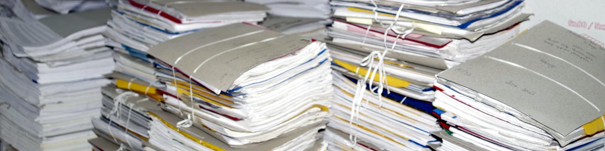 Files full of Paperwork
