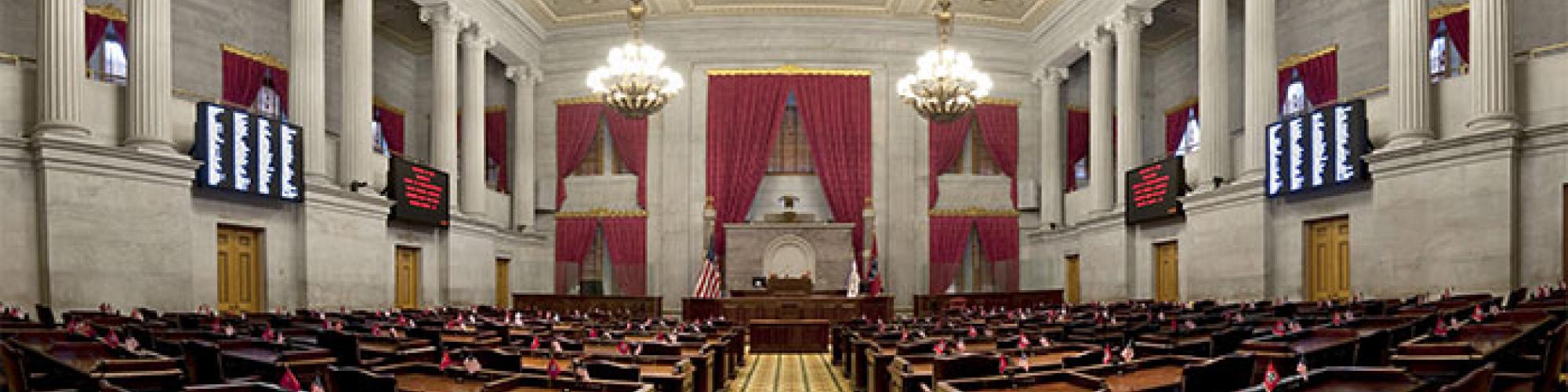 Interior of Tennessee House of Representatives
